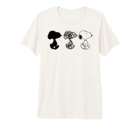 Peanuts Snoopy Dog Walking Fun Pose Motif Classique T-Shirt Haut de Gamme