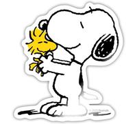 Peanuts Snoopy Et Woodstock Amis Autocollant Sticker