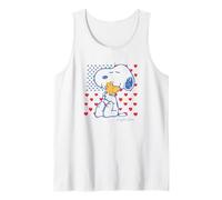 Peanuts - Snoopy et Woodstock - Snoopy Americana Hearts Débardeur