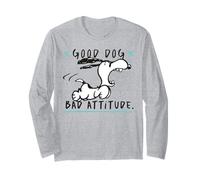Peanuts Snoopy Good Dog Bad Attitude Crazy Classic Beagle Manche Longue