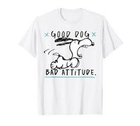 Peanuts Snoopy Good Dog Bad Attitude Crazy Classic Beagle T-Shirt