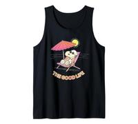 Peanuts Snoopy Good Life Beach Holiday Summer Retro Vibes Débardeur