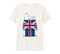 Peanuts Snoopy House UK Bande dessinée Classique pour Fan du Royaume-Uni T-Shirt Haut de Gamme