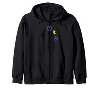 Peanuts - Snoopy Je Cours vers toi, Bleu Sweat à Capuche
