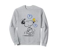 Peanuts - Snoopy Je Cours vers toi, Bleu Sweatshirt