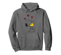 Peanuts - Snoopy Je Te tiens Fort, Choco Sweat à Capuche