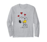 Peanuts - Snoopy Je Te tiens Fort, Rouge Manche Longue