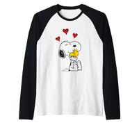 Peanuts - Snoopy Je Te tiens Fort, Rouge Manche Raglan