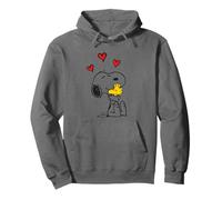 Peanuts - Snoopy Je Te tiens Fort, Rouge Sweat à Capuche