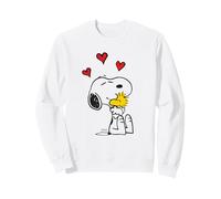 Peanuts - Snoopy Je Te tiens Fort, Rouge Sweatshirt