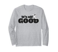 Peanuts Snoopy Joe Cool All Good Easy Life Lazy Classic Days Manche Longue