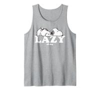 Peanuts Snoopy Lazy All Day Sleepy Dog Fun Art Classic Lol Débardeur