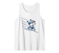 Peanuts Snoopy Linus Holiday Retro Sleigh Ride années 80 90 Débardeur