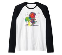 Peanuts Snoopy Linus Pop Art Amitié Créatif Artistique Manche Raglan