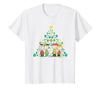 Peanuts Snoopy Linus Sally Charlie Lucy Noël pour Enfants T-Shirt