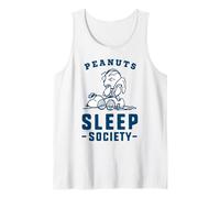 Peanuts Snoopy Linus Sleep Society Nap Time Classic Friends Débardeur