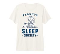 Peanuts Snoopy Linus Sleep Society Nap Time Classic Friends T-Shirt Haut de Gamme