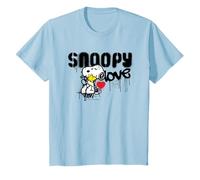 Peanuts Snoopy Love Graffiti Style Vintage BD Art Street T-Shirt