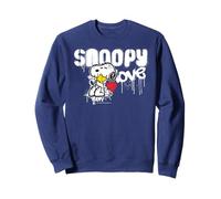 Peanuts Snoopy Love Woodstock Graffiti rétro années 90 Art Street Sweatshirt
