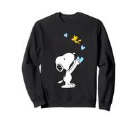 Peanuts - Snoopy Mon cœur est avec toi Bleu Sweatshirt