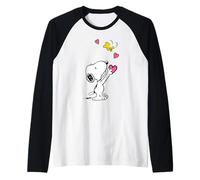 Peanuts - Snoopy Mon cœur est avec toi Pink Manche Raglan
