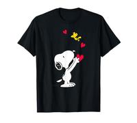 Peanuts - Snoopy Mon cœur est avec toi Rouge T-Shirt