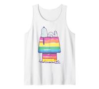 Peanuts Snoopy Niche rétro Arc-en-Ciel pour Chien Pop Art Pride Débardeur