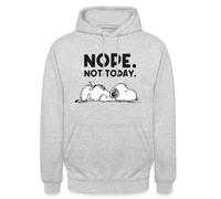 Peanuts Snoopy Nope Not Today Pas Aujourd'hui Sweat À Capuche Unisexe