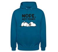 Peanuts Snoopy Not Today Pas Aujourd'hui Sweat À Capuche Unisexe