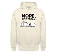 Peanuts Snoopy Not Today Pas Aujourd'hui Sweat À Capuche Unisexe