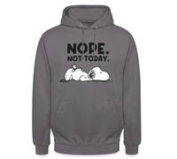 Peanuts Snoopy Not Today Pas Aujourd'hui Sweat À Capuche Unisexe