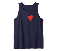 Peanuts Snoopy Pochoir Classique en Forme de cœur pour Saint-Valentin Débardeur