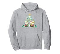Peanuts Snoopy Retro Charlie Sally Linus Sapin de Noël Cadeaux Sweat à Capuche