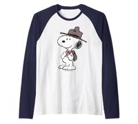 Peanuts Snoopy Scout Leader Summer Adventure Classic Beagle Manche Raglan
