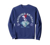 Peanuts Snoopy Shining Bright 1950 Classic 90 Vintage Sweatshirt, Unisexe pour Adultes, Bleu Marine, XXL