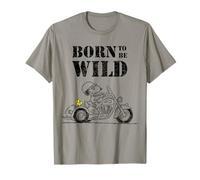 Peanuts Snoopy Sketch Born Wild Moto Fan de bande dessinée T-Shirt