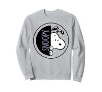 Peanuts Snoopy Sneaky Pose Big Face Fun Cartoon Classic Lol Sweatshirt
