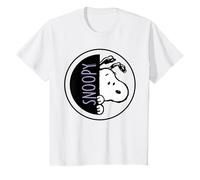 Peanuts Snoopy Sneaky Pose Big Face Fun Cartoon Classic Lol T-Shirt
