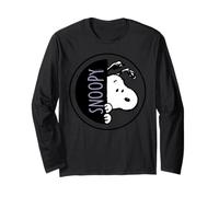 Peanuts Snoopy Sneaky Pose Big Face Fun Cartoon Lol Classic Manche Longue