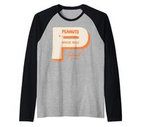 Peanuts Snoopy Social Club Logo Best Friends BFF Années 50 Classique Manche Raglan