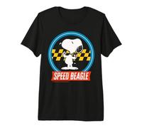 Peanuts Snoopy Speed Beagle Racing Équipe gagnante Fun Classic T-Shirt Haut de Gamme
