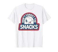 Peanuts Snoopy Summer Snacks Vacances Plage Classic Beagle T-Shirt