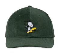Peanuts Snoopy sur Skateboard Broderie Casquette Brodable en Velours Côtelé