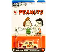 PEANUTS Snoopy Voiture 5 Modèles DieCast 1/64 Hot Wheels Silver Series