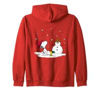 Peanuts - Snoopy Woodstock Bonhomme de neige Sweat à Capuche