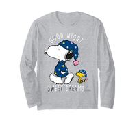 Peanuts Snoopy Woodstock Bonne Nuit, Doux rêves Classiques Manche Longue