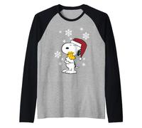 Peanuts Snoopy Woodstock Christmas BFF Cuddles Classic Manche Raglan