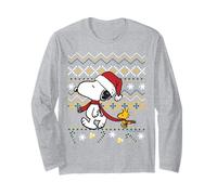 Peanuts Snoopy Woodstock Christmas Cheer Classic Sweet Manche Longue