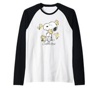Peanuts - Snoopy Woodstock Cuddle Time Manche Raglan