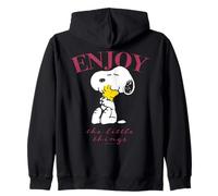 Peanuts Snoopy Woodstock Enjoy Good Friends Hugs Classic Fun Sweat à Capuche